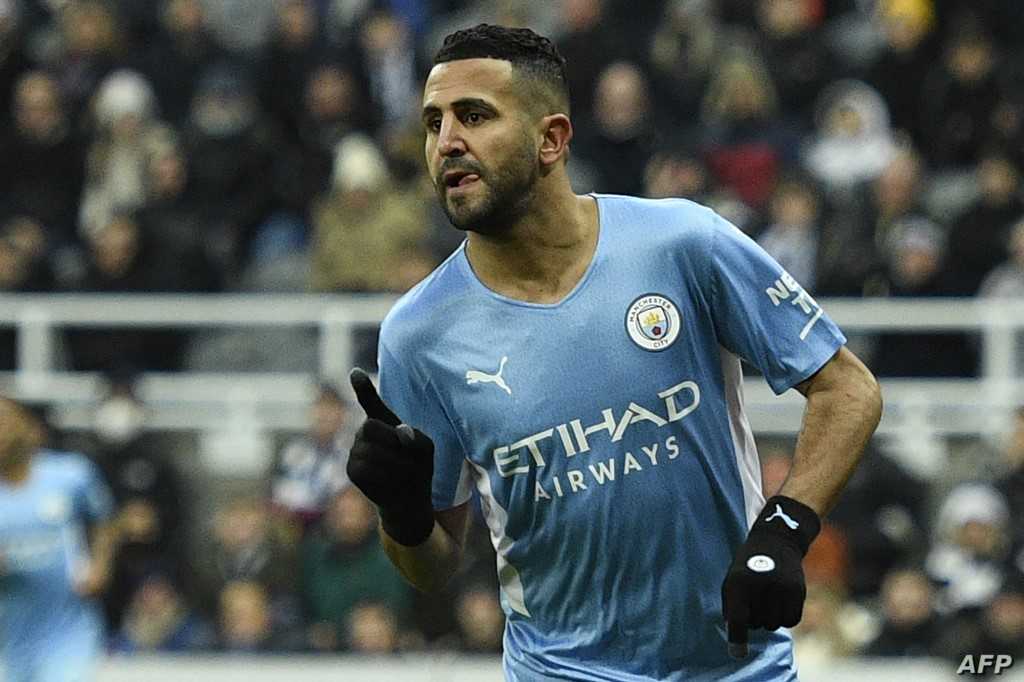 نجم نادي مانشستر سيتي الإنجليزي، رياض محرز يعادلة رقم النجم الإيفواري الأسبق ديدي دروغبا