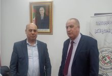 صورة السيد نور الدين بن براهم رئيس المرصد الوطني للمجتمع المدني يستقبل السيد كمال ياكر منسق جمعيات الجالية الجزائرية بإسبانيا