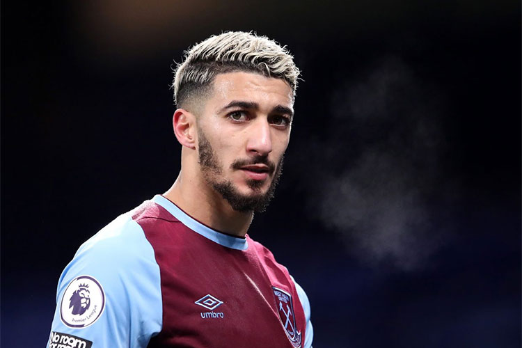 بن رحمة أكثر لاعبي وست هام مساهمة في الأهداف