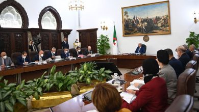 صورة رئيس الجمهورية يترأس اجتماعا لمجلس الوزراء